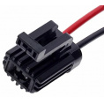 Маленькое фото товара - Колодка  2 конт. ВАЗ-2170,2123 электровентилятора герметичный CARGEN. Вариант №1