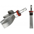 Маленькое фото товара - Автолампа светодиодная H11 VIPER-9V/32V-50W 6000Lm 5500K (гиб кул) чип PHILIPS 2шт(H11 ULTRA BRIGHT). Вариант №1