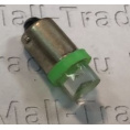Маленькое фото товара - Автолампа светодиодная зеленый свет 12V-1W 1-LED  (103-1389-12). Вариант №1