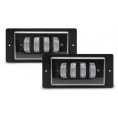 Маленькое фото товара - Фара светодиодная противотуманная ВАЗ-2110-2115 10-30V/13W 2 режима белый/желтый свет компл. 2шт.. Вариант №1