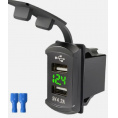 Маленькое фото товара - Вольтметр стационарный прямоугольный с USB*2 4200A RIF. Вариант №1