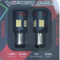 Маленькое фото товара - Автолампа светодиодная 12V-21W\10W\5W 24-SMD диод Canbus (BAU15S302024SMD) (Viper) 2шт. Вариант №1