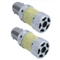 Маленькое фото товара - Автолампа светодиодная 12-24V/21+5W 2-конт 150-диодов с вентилятором (S0080) 2шт.. Вариант №1