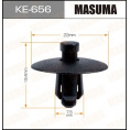 Маленькое фото товара - Клипса MASUMA KE656 WHT004994 BE3616 P371402. Вариант №1