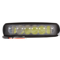 Фото товара - Фара противотуманная светодиодная балка  155*55*40мм 6 диодов 18W 12/24V OFF-Road