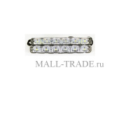 Фото товара - Фары светодиодные KS-0624WY ходовые огни (6 LED ходовые огни + 3 SMD желтый поворот), линза, провода, 155*33*18мм, 2шт.