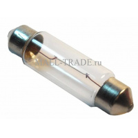 Фото товара - Автолампа софитная 12V-5W 36мм салон, задний номер(1236) (К)