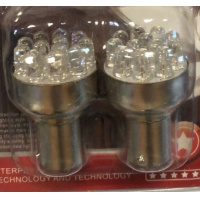 Фото товара - Автолампа светодиодная 24V-21W\10W\5W 12-LED диод. 2шт (94012) (К)