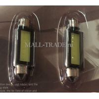 Фото товара - Автолампа светодиодная софитная 24V-5/10W 41мм 6-LED диод. 2шт (8441) (К)