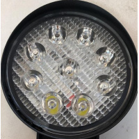 Фото товара - Фара противотуманная светодиодная круглая 9 диодов 27W 110*25*110мм 12/24V OFF-Road