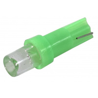 Фото товара - Автолампа светодиодная 12V-1,2W без цоколя зеленая 1-LED диод. (T5-G) (К)