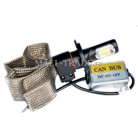 Фото товара - Автолампа светодиодная H4 9V/30V-30W 3800Lm 5000K (гибкий кулер) чип CREE 2шт. (C3-H4-CREE)