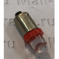 Фото товара - Автолампа светодиодная красный свет 12V-1W 1-LED  (103-1384-12)