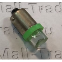 Фото товара - Автолампа светодиодная зеленый свет 12V-1W 1-LED  (103-1389-12)