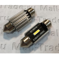 Фото товара - Автолампа светодиодная софитная 12V-5/10W 36мм 1-LED диод. CAN (Y0010-36) (К)
