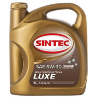 Фото товара - Масло моторное 5W30 4л SINTEC Люкс SL/CF п/синт.