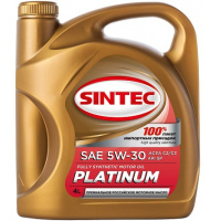Фото товара - Масло моторное 5W30 4л SINTEC Платинум SP C2/C3 синт.