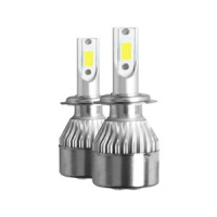 Фото товара - Автолампа светодиодная H7 12/24V-24W 6000Lm 5500K вентилятор C9 (2шт)
