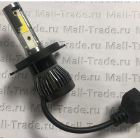 Фото товара - Автолампа светодиодная H4 12V-22/20W 3000Lm 5000K радиатор X1 (2шт)