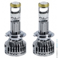 Фото товара - Автолампа светодиодная H7 12-24V-28W 6000K вентилятор ЛИНЗА Y9PRO (2шт)