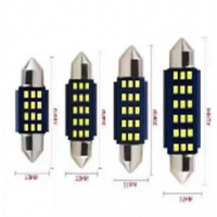 Фото товара - Автолампа светодиодная софитная 12-24V-5/10W 39мм 15-LED (Y0007-39-12-24) (К)