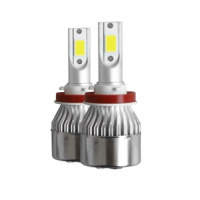 Фото товара - Автолампа светодиодная H16 12V-15W 2300Lm 5500K вентилятор C6 (2шт)