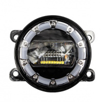 Фото товара - Фара светодиодная противотуманная Лада ВЕСТА 10-30V/50W белый свет+ходовые+поворот компл. 2шт. Линза