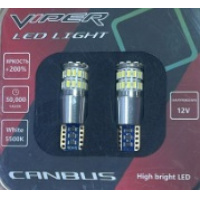 Фото товара - Автолампа светодиодная 12V-5W без цоколя 38-SMD диод Canbus (T10301438SMD) (Viper) 2шт