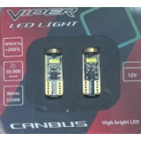 Фото товара - Автолампа светодиодная 12V-5W без цоколя 3-SMD диод Canbus (T1020553SMD) (Viper) 2шт