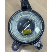 Фото товара - Фара светодиодная противотуманная Лада Приора 12-24V/40W белый+желт+АНГЕЛ глазки+далн компл. 2шт.
