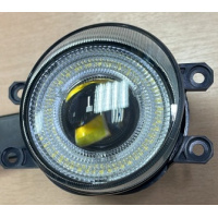 Фото товара - Фара светодиодная противотуманная TOYOTA 12-24V/40W белый+желт+АНГЕЛ глазки+далн компл. 2шт.