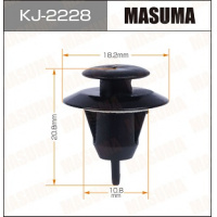 Фото товара - Клипса MASUMA KJ2228 7549360020