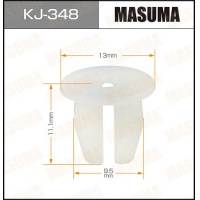 Фото товара - Клипса MASUMA KJ348 9018906154 9018906048