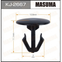 Фото товара - Клипса MASUMA KJ2667 91532SJA003 AGA1511 P373451