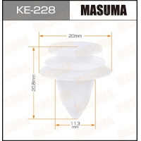 Фото товара - Клипса MASUMA KE228 6505292AA 1607