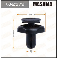 Фото товара - Клипса MASUMA KJ2579 5325920030 62201500 2070184 P370319 91142T