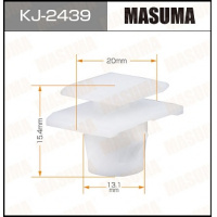 Фото товара - Клипса MASUMA KJ2439 75315S9A004
