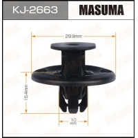 Фото товара - Клипса MASUMA KJ2663 91505TY2003 P373452 AGA1514