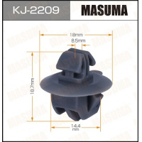 Фото товара - Клипса MASUMA KJ2209 7539260030 7539260031