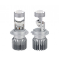 Фото товара - Автолампа светодиодная H7 12-50V 120W 12000 Lm 6500K вентилятор ЛИНЗА (2шт)