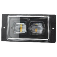 Фото товара - Фара светодиодная противотуманная ВАЗ-2110-2115 10-85V 30W белый/желтый свет  компл. 2шт.