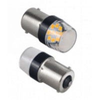 Фото товара - Автолампа светодиодная 12V-21W 1-конт 10-Led биполяр 1156 (S0063-12Y)
