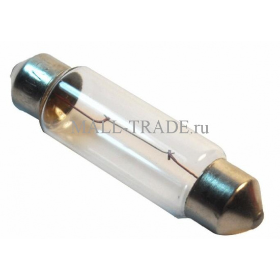 Большое фото товара - Автолампа 24V-5W софитная 36мм салон, задний номер (2436) (К), 24-5 АС ан.C5W SV8.5-8. Вариант №1