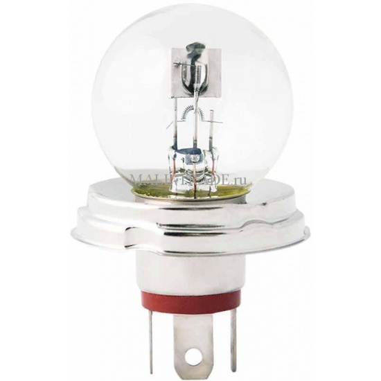 Большое фото товара - Автолампа 12V-45W+40W R2 фарная (1245)(5022) (К), 12-45+40 ан.R2 P45t. Вариант №1