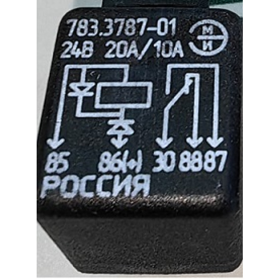 Большое фото товара - Реле 5 кон. 24В-20А (783.3787-01 10/20А 24В), 783.3787-01. Вариант №1
