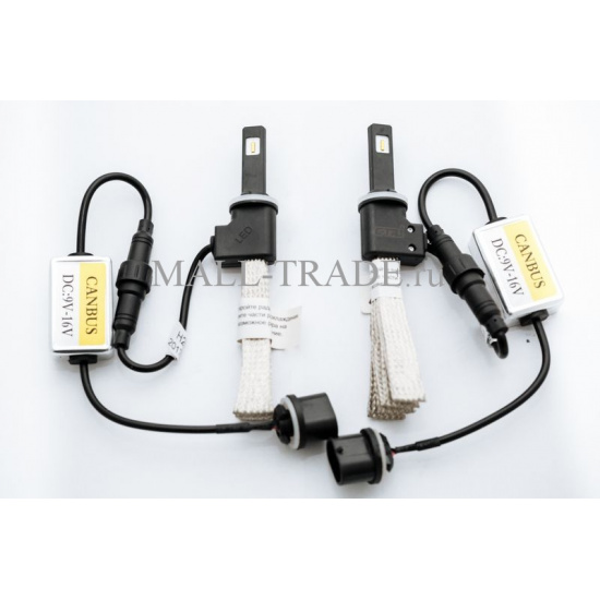 Большое фото товара - Автолампа светодиодная H27 9V/30V-30W 4600Lm 5000K (гибкий кулер) чип PHILIPS 2шт. (C3-H27-PH), H27 PH гибкий C3. Вариант №1