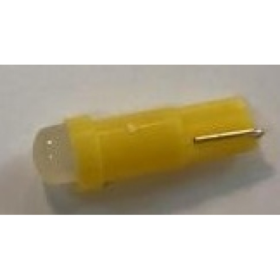 Большое фото товара - Автолампа светодиодная 12V-1,2W без цоколя оранжевая 1-LED диод. (T5 COB O) (К), 12-1,2 б\ц T5O W2.0x4.6. Вариант №1