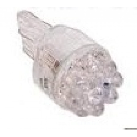 Большое фото товара - Автолампа светодиодная 12V-21W+5W без цоколя 9-LED желтый (12T20/5-O/9) (Маяк), 12-21+5 б\ц Маяк желтый. Вариант №1