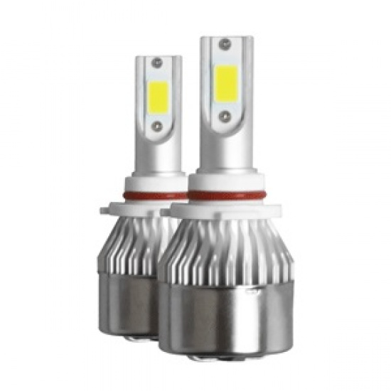 Большое фото товара - Автолампа светодиодная HB3 12V-30W 3800Lm 5500K вентилятор (C6+9005) (2шт), HB3 C6 COB +9005. Вариант №1