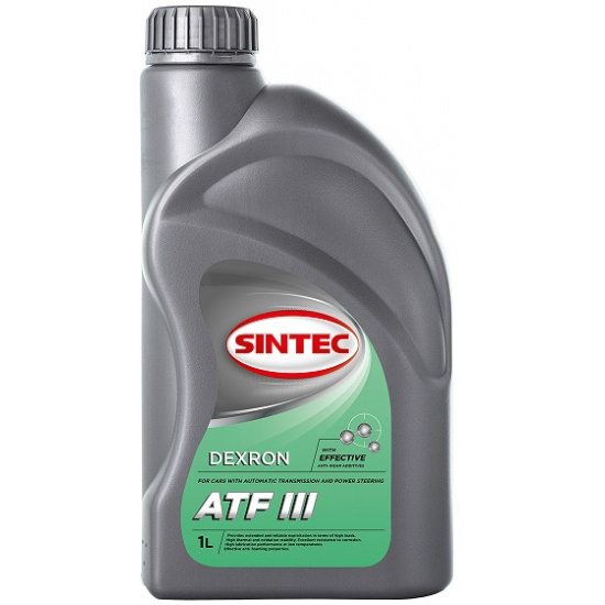 Большое фото товара - Масло трансмиссионное ATF III G Dexron 1л Sintec, 900264. Вариант №1